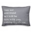 I Will Walk Beside You 14x20 Spun Poly Pillow