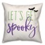 Lets Get Spooky Green and Purple 18x18 Spun Poly Pillow