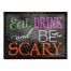 Be Scary Colorful 18x14 Poly Twill Placemat