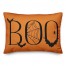 Boo Bat and Web 14x20 Spun Poly Pillow