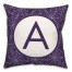 Spiderweb Pattern Monogram 18x18 Personalized Spun Poly Pillow
