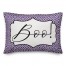 Boo Purple Ikat Pattern 14x20 Spun Poly Pillow