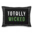 Totally Wicked Green Abstract Stripes 14x20 Spun Poly Pillow