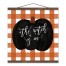 The Witch Is In 16x16 Teak Hanging Canvas