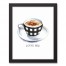Witches Brew Coffee Cup 11x14 Black Framed Canvas