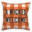 A Wicked Welcome Buffalo Check 18x18 Indoor / Outdoor Pillow