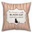 Under Black Cat Survelliance 18x18 Spun Poly Pillow