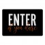 Enter if You Dare 27x18 Floor Mat