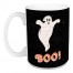 Retro Ghost Boo 15 oz Mug