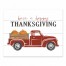 Happy Thanksgiving Pumpkin Truck 8x10 Tabletop Canvas