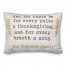Let There Be Thanksgiving Family Name 14x20 Personalized Spun Poly Pillow