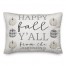Happy Fall Yall Family Name 14x20 Personalized Spun Poly Pillow