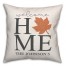 Welcome Home Family Name 18x18 Personalized Spun Poly Pillow