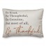 Thankful Typography 14x20 Spun Poly Pillow
