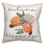 Autumn Blessings Flowers 18x18 Spun Poly Pillow