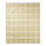 Handdrawn Gold Plaid 50x60 Coral Fleece Blanket