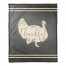 Thankful Turkey Leaves 50x60 Coral Fleece Blanket