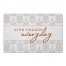 Give Thanks Everyday Leaf Pattern 27x18 Floor Mat