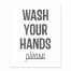 Wash Politely 8x10 Tabletop Canvas