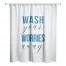 Wash Your Worries Away 71x74 Shower Curtain