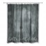 Hello Sweet Cheeks Black Watercolor 71x74 Shower Curtain