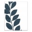 Painted Blue Plant 16x20 Canvas Wall Art