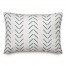 Navy Arrow Pattern 14x20 Spun Poly Pillow