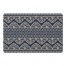 Boho Lace Pattern Navy 27x18 Floor Mat