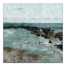 Watercolor Beach Abstract 20x20 Canvas Wall Art