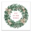 Joy to the World Wreath 20x20 Canvas Wall Art