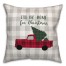 Christmas Tree Truck 18x18 Spun Poly Pillow