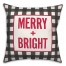 Merry and Bright 18x18 Spun Poly Pillow