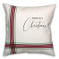 Merry Christmas Plaid  18x18 Spun Poly Pillow