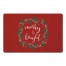 Merry and Bright Wreath 27x18 Floor Mat