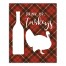 Drink up Turkeys 8x10 Canvas Wall Art