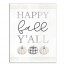 Happy Fall Y'all 11x14 Canvas Wall Art