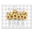 Welcome Fall Daisies 8x10 Canvas Wall Art