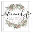 Family is the Greatest Christmas Gift 16x16 Canvas Wall Art