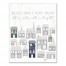 Silent Night Village 16x20 Canvas Wall Art
