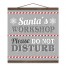 Santa's Workshop 16x16 Teak Hanging Canvas