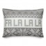 Fa La La La Sweater Pattern 14x20 Spun Poly Pillow