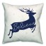 Believe Deer 18x18 Spun Poly Pillow