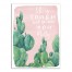 Life is Tough Watercolor Cactus 12x16 Personalized Canvas Wall Art