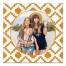 Aztec Pattern Photo Upload 16x16 Personalized Canvas Wall Art
