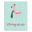 Flamingo - Ho - Ho 11x14 Canvas Wall Art