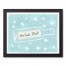 Christmas Sea Bottle 11x14 Black Framed Canvas