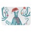Holiday Octopus 34x21 Bath Mat
