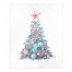 Coastal Christmas Tree 50x60 Sherpa Fleece Blanket