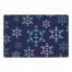 Anchor Snowflake Pattern 27x18 Floor Mat