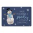 A Sandy Little Christmas 27x18 Floor Mat